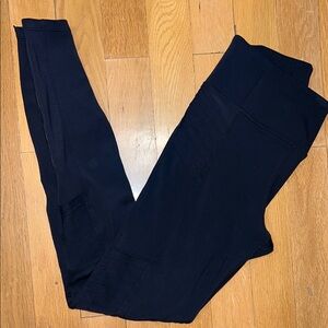 Athleta Moto Leggings Black Size Small Tall